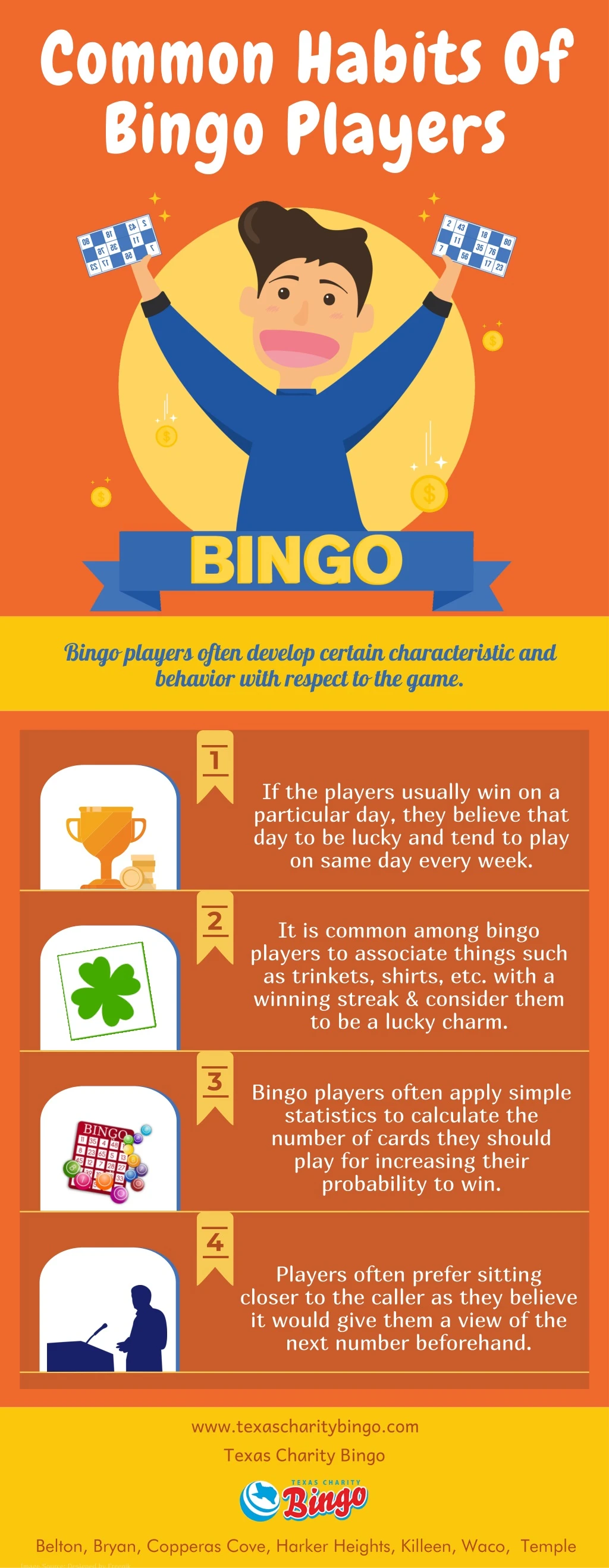 common habits of bingo players