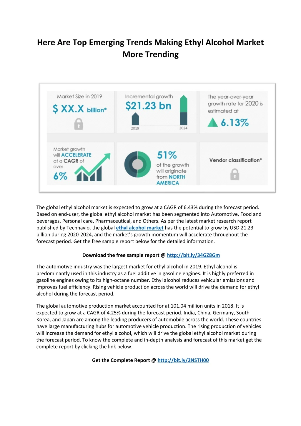 here are top emerging trends making ethyl alcohol