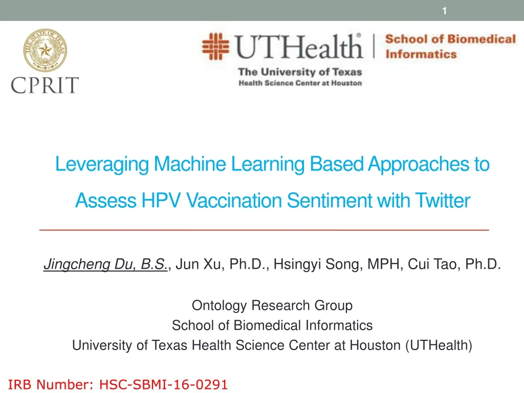 leveraging machine learning based approaches to assess hpv vaccination sentiment with twitter