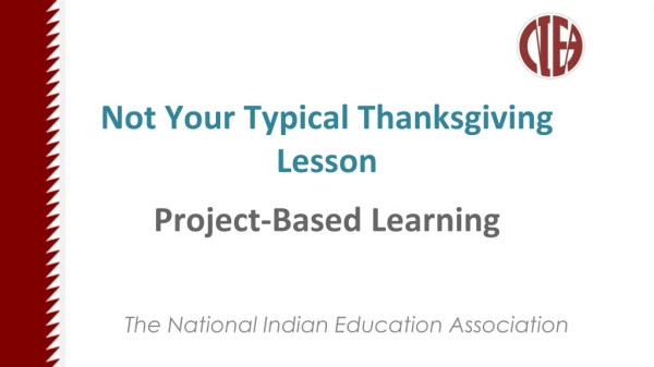 Not Your Typical Thanksgiving Lesson