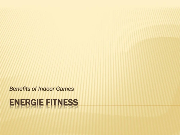 Benefits of Indoor Games