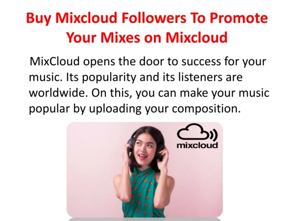 Buy Mixcloud Followers To Promote Your Mixes on Mixcloud