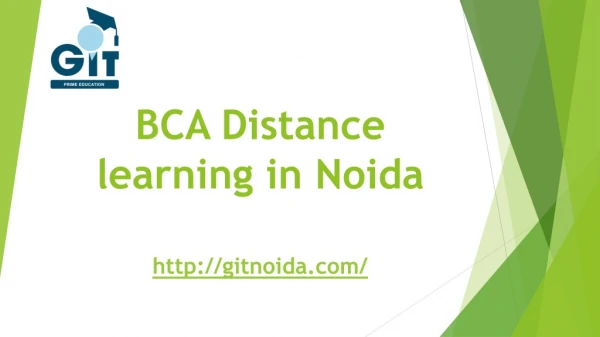 bca distance learning in noida