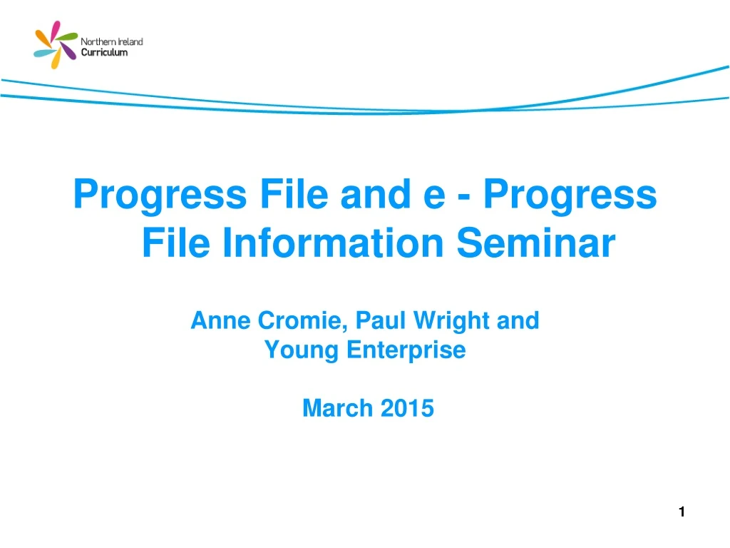 progress file and e progress file information
