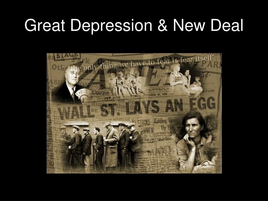 great depression new deal
