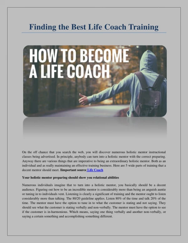 Business Coach