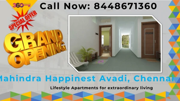 Mahindra Lifespaces Happinest Avadi, Chennai | 1 BHK Flat in Avadi