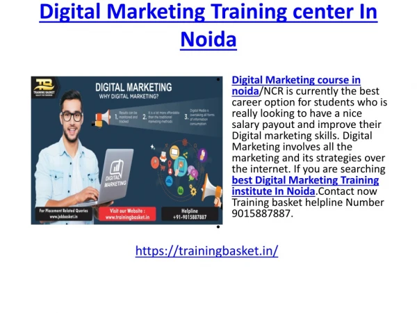 Digital Marketing Training center In Noida
