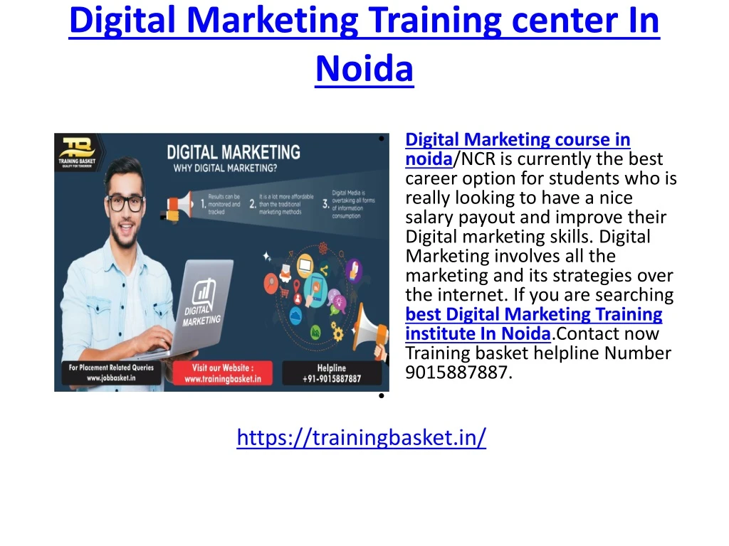 digital marketing training center in noida