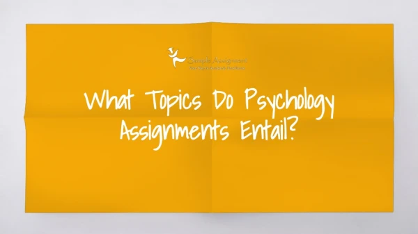 How To Prepare an Outline for Psychology Assignments? Sample Assignment