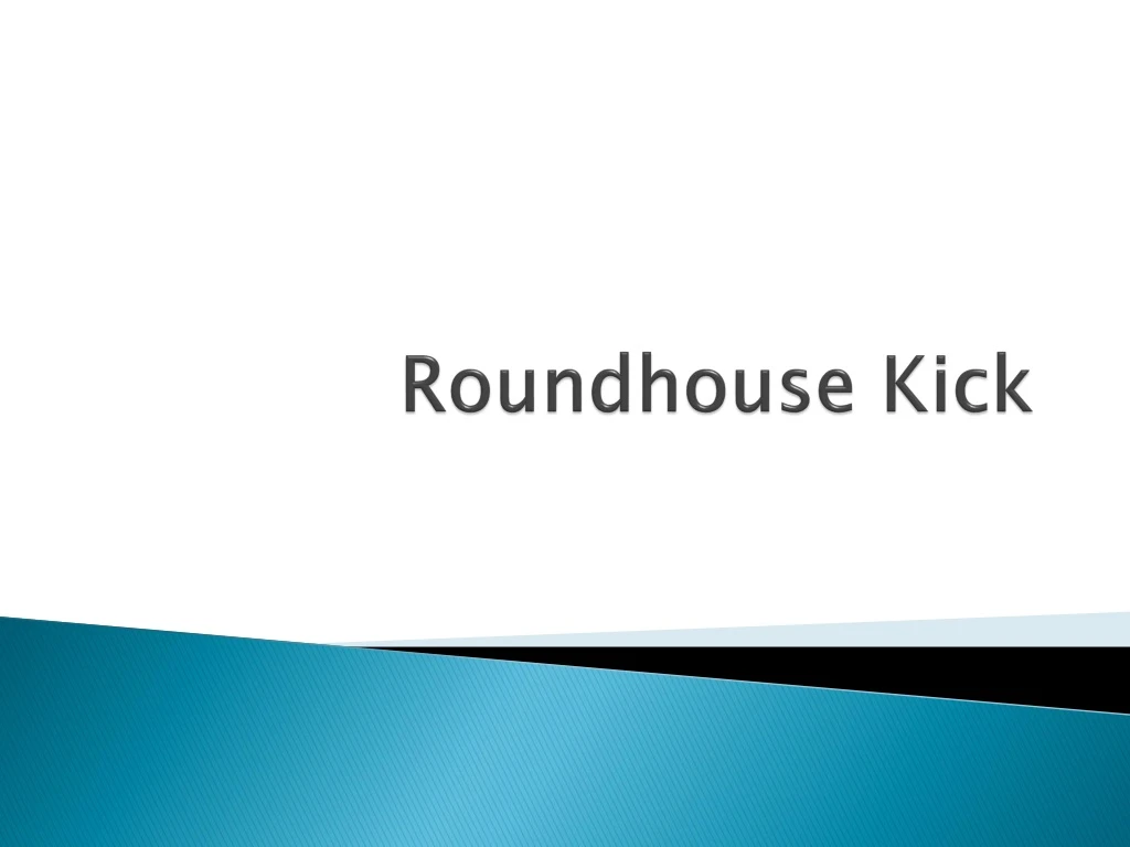 roundhouse kick