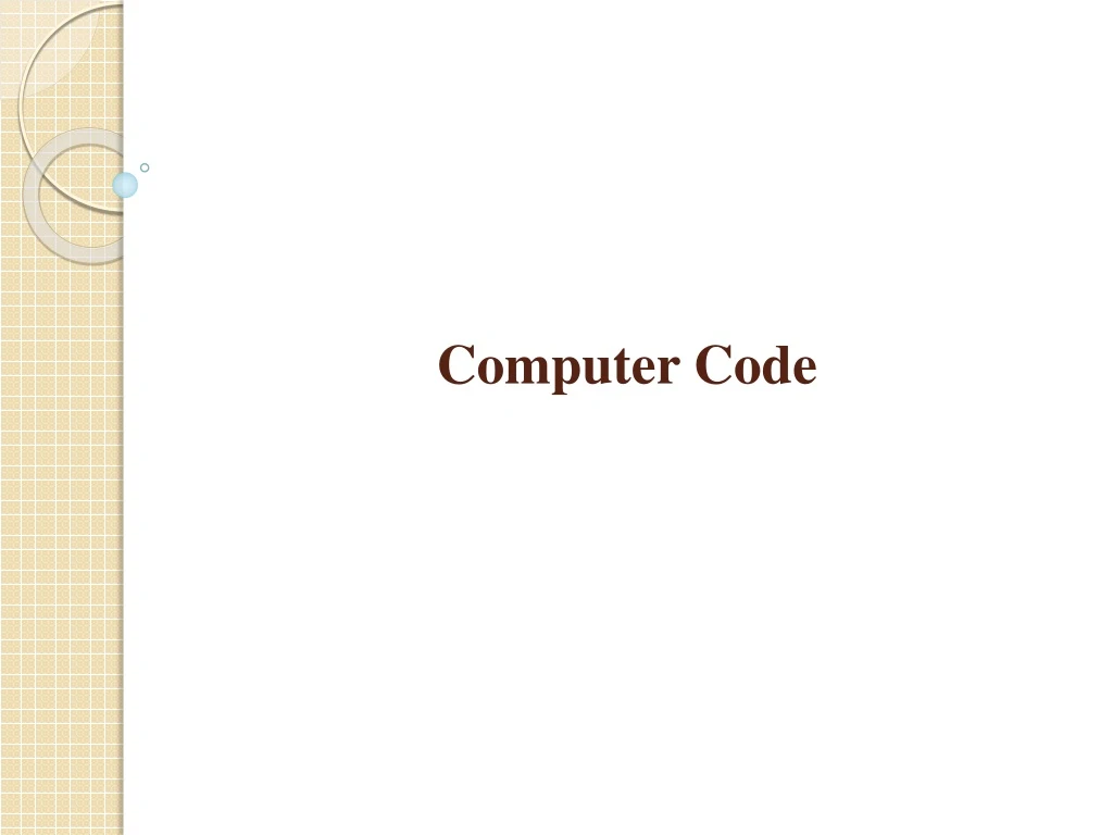 computer code