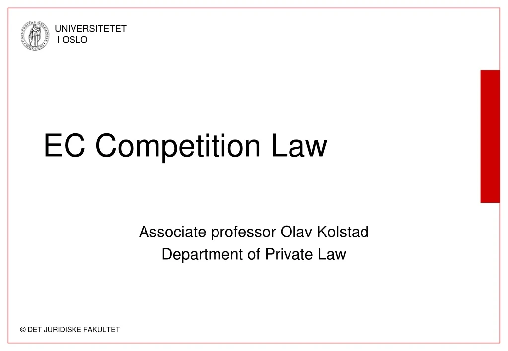 ec competition law