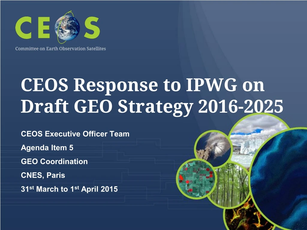 ceos response to ipwg on draft geo strategy 2016 2025