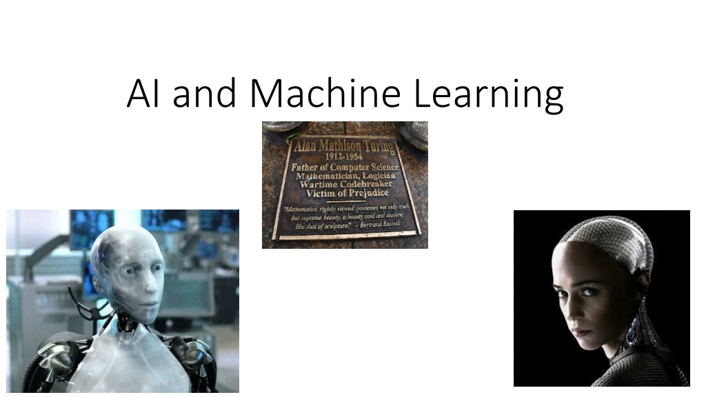 ai and machine learning