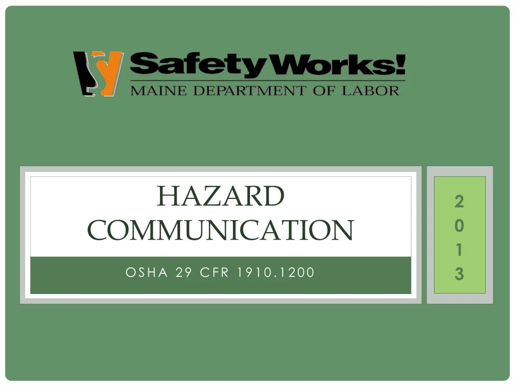 hazard communication