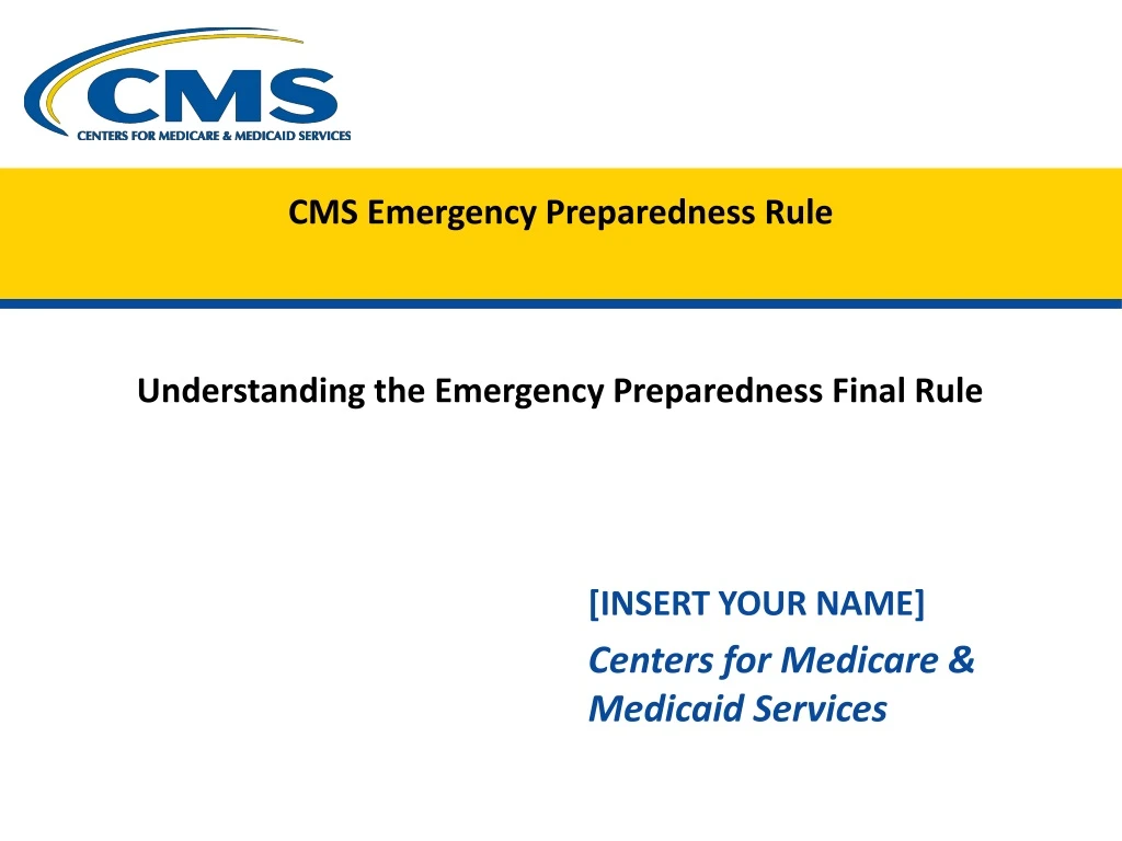 cms emergency preparedness rule