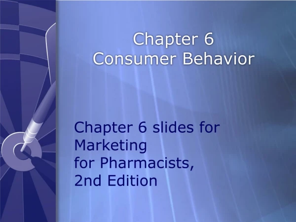 Chapter 6 Consumer Behavior