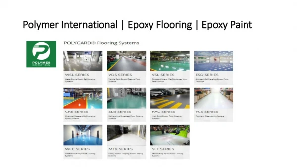 Epoxy Flooring | Epoxy Paint | Polymer International