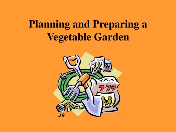 Planning and Preparing a Vegetable Garden