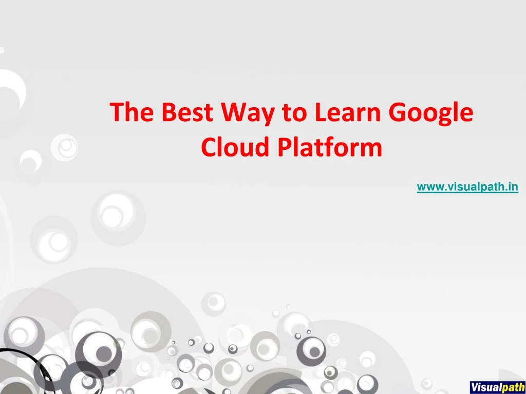 the best way to learn google cloud platform
