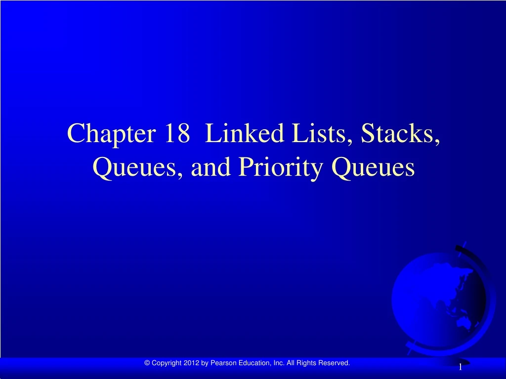 chapter 18 linked lists stacks queues and priority queues