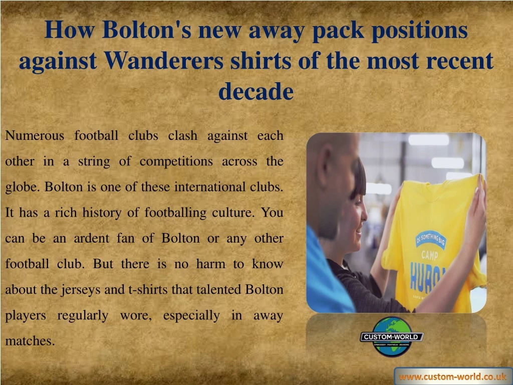 how bolton s new away pack positions against