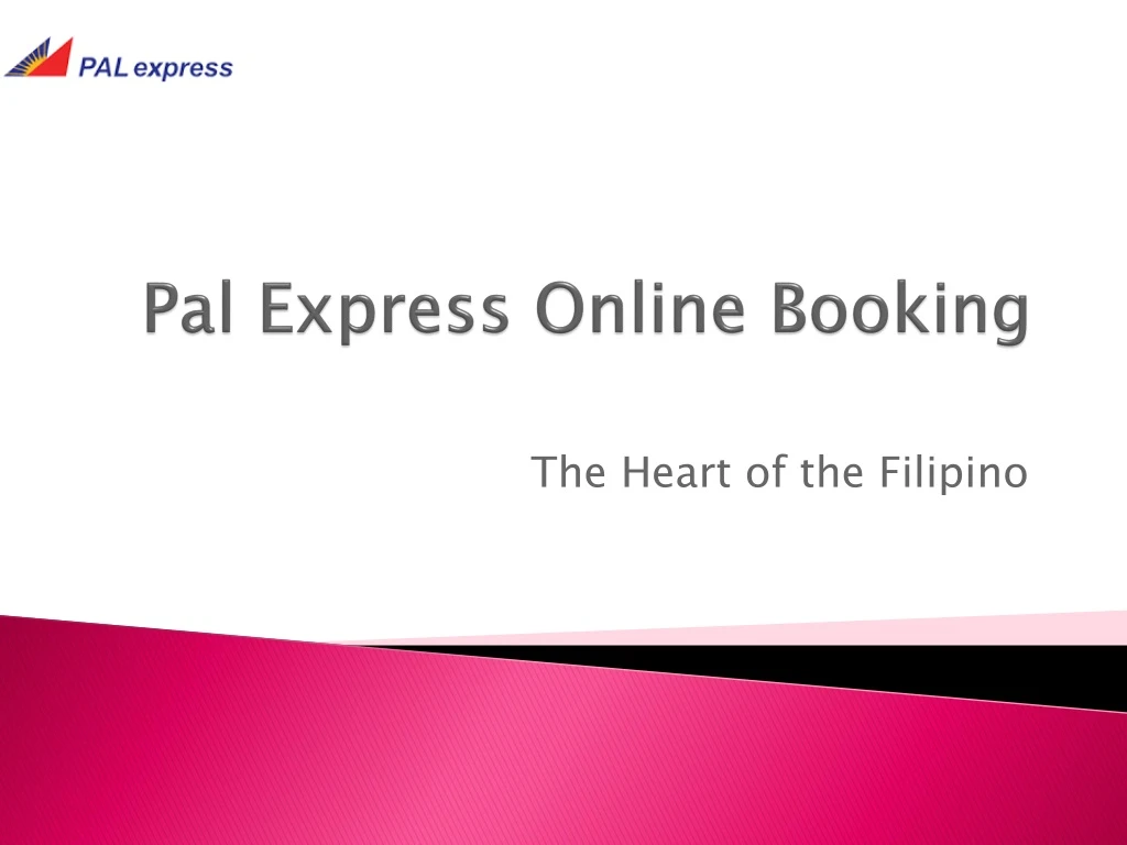 pal express online booking