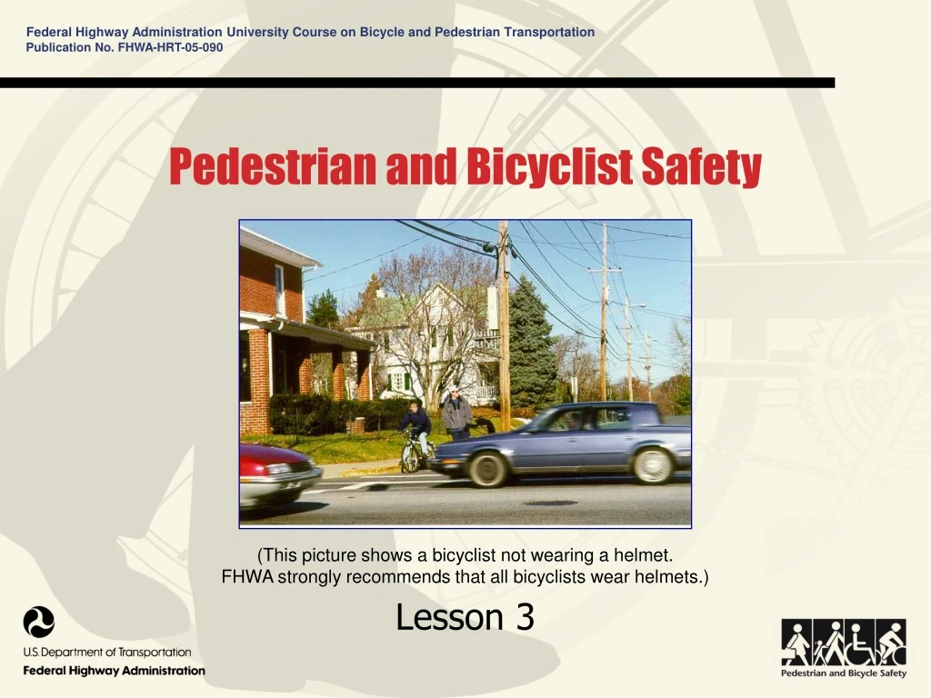 pedestrian and bicyclist safety