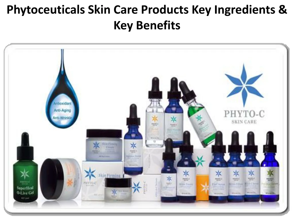 phytoceuticals skin care products key ingredients