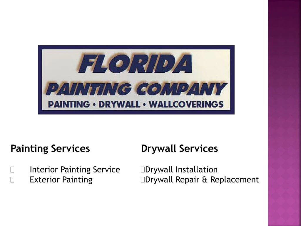 painting services interior painting service