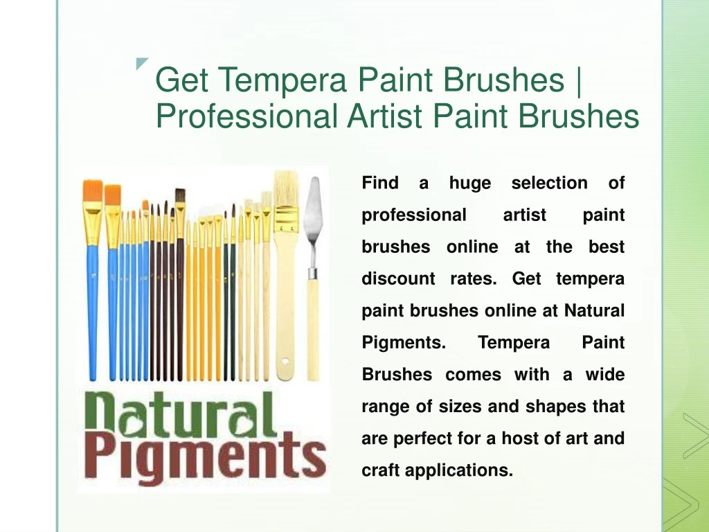 get tempera paint brushes professional artist paint brushes