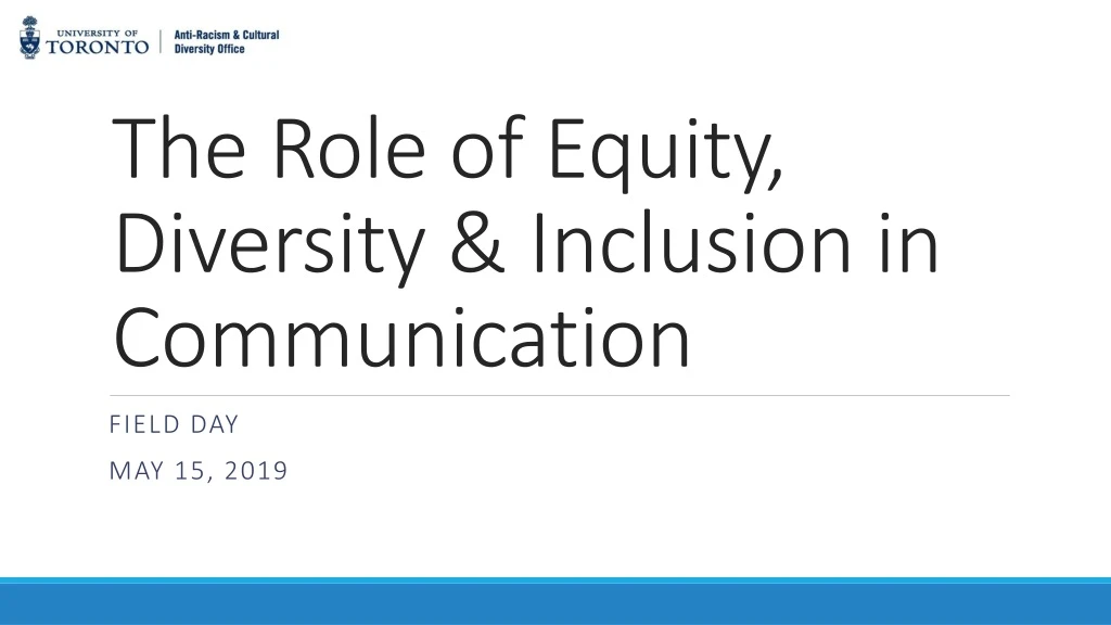 the role of equity diversity inclusion in communication