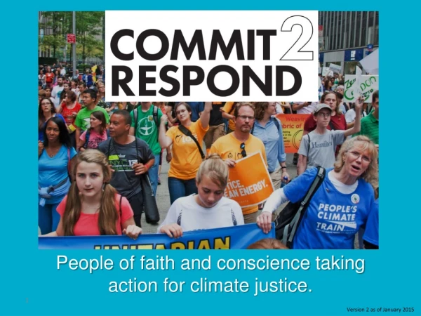 People of faith and conscience taking action for climate justice.