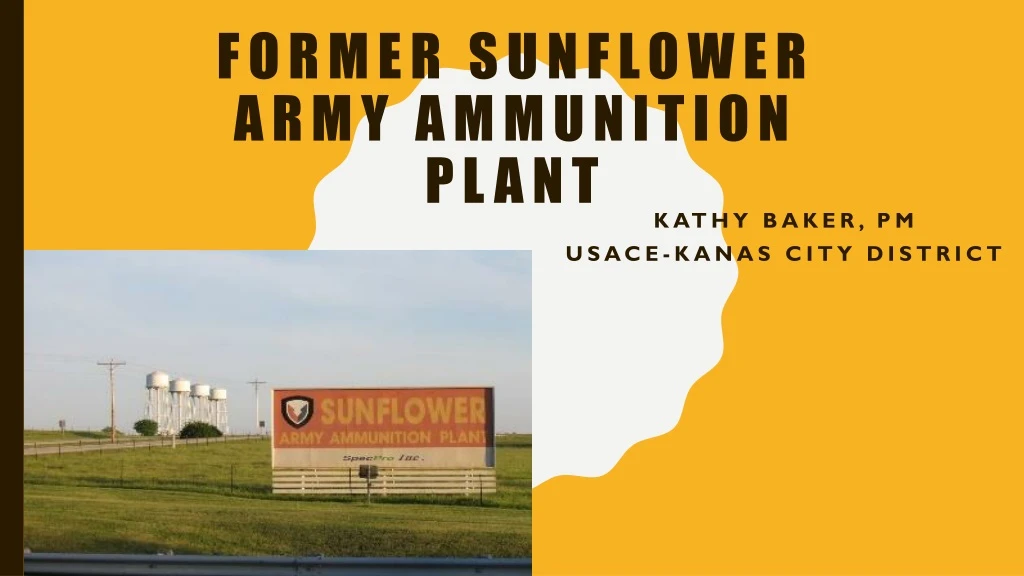 former sunflower army ammunition plant