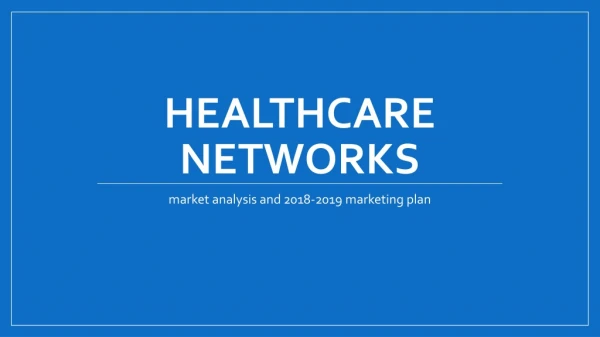 Healthcare networks