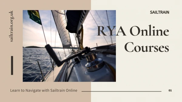 Sailtrain - RYA Online Courses