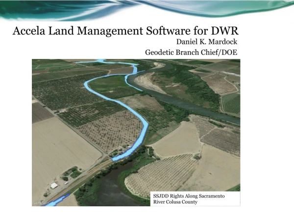 Accela Land Management Software for DWR