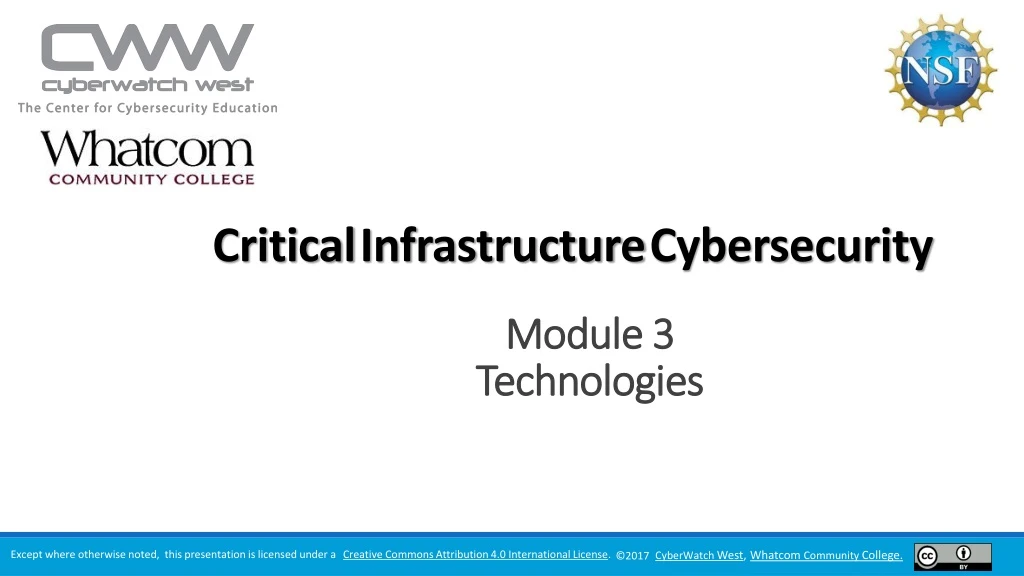 module 3 technologies