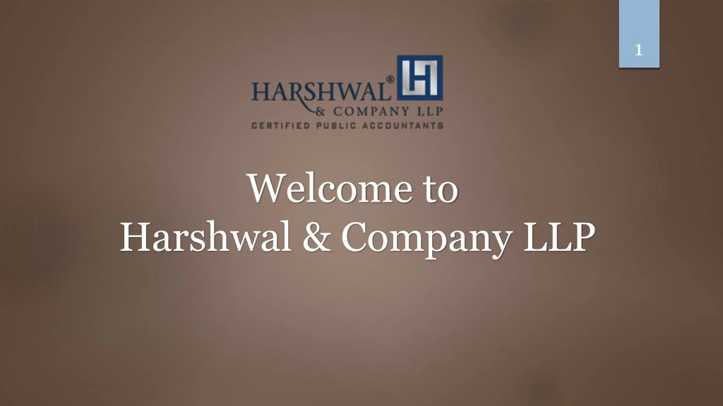 welcome to harshwal company llp