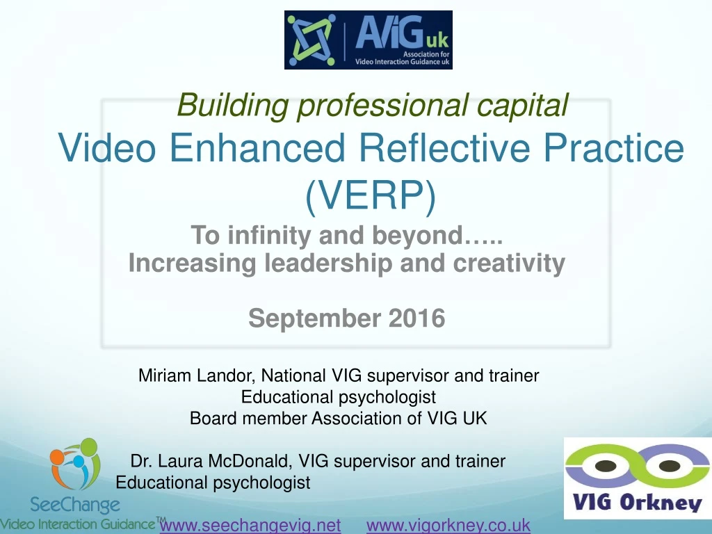 building professional capital video enhanced reflective practice verp