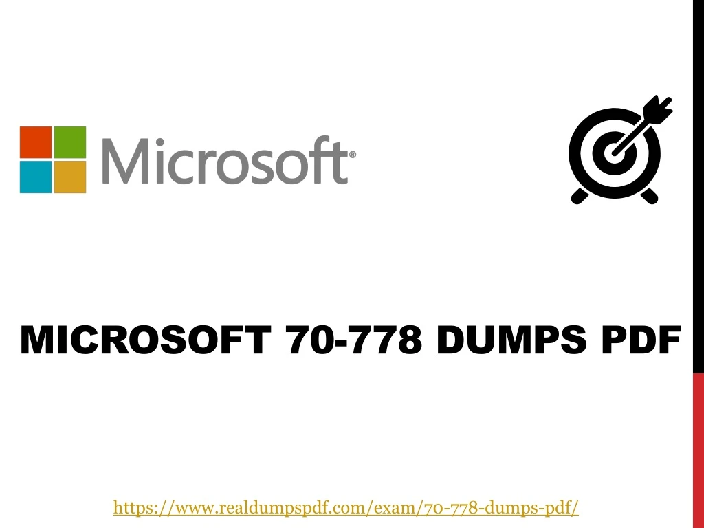 microsoft 70 778 dumps pdf