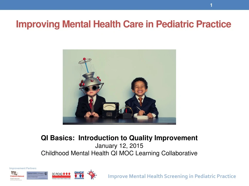improving mental health care in pediatric practice