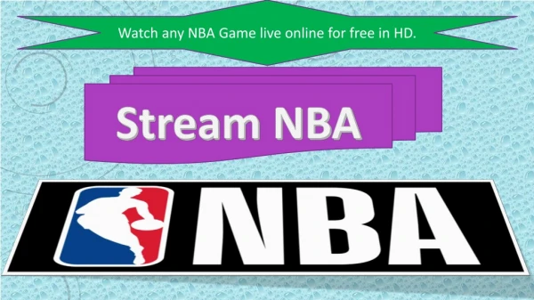 NBA streams | Watch Live NBA Basketball free online