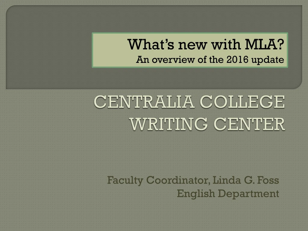 centralia college writing center