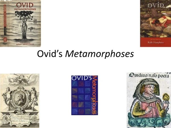 Ovid’s Metamorphoses