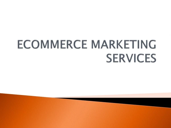 ecommerce marketing services