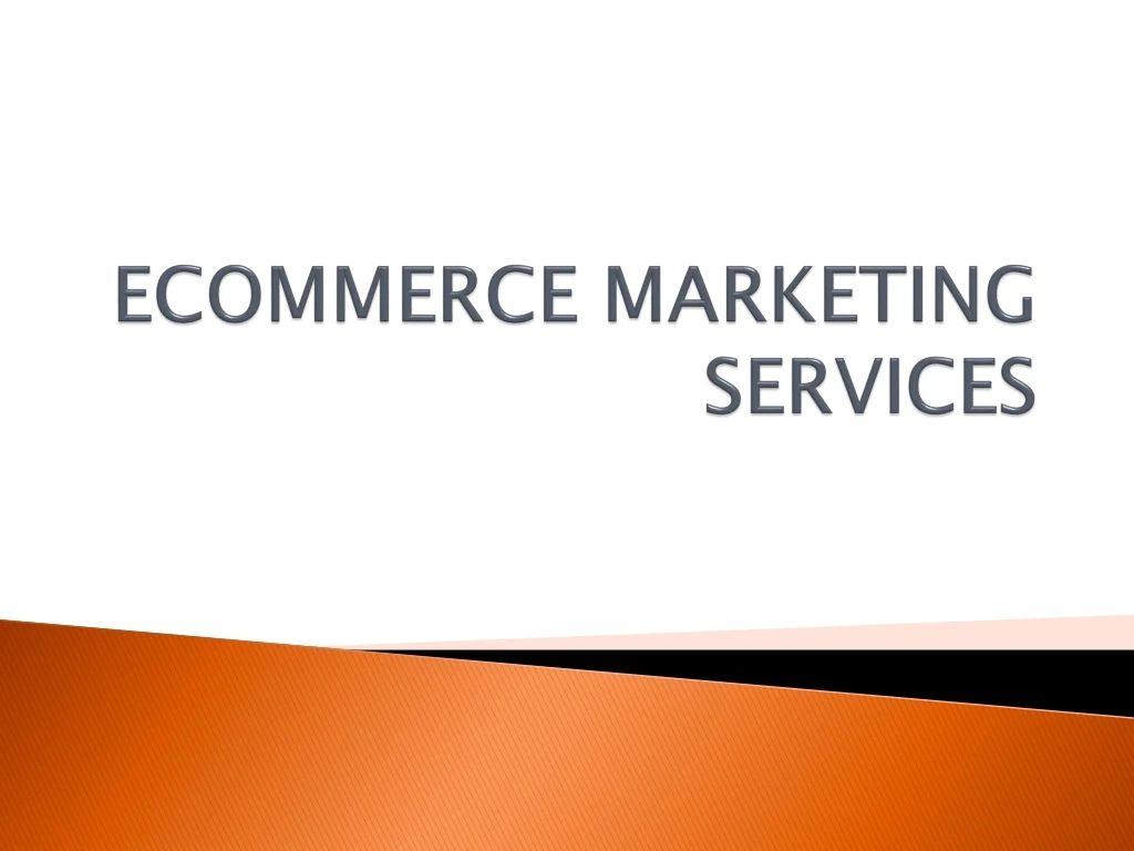 ecommerce marketing services