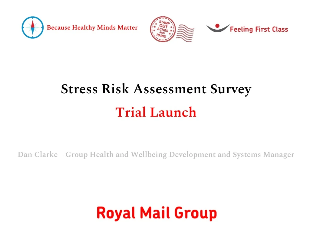 stress risk assessment survey trial launch