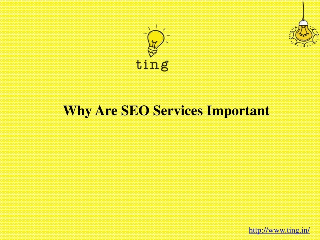 why are seo services important